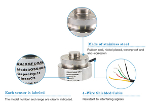 خلية تحميل الحلبة ، نفس الطراز HBM ، قوة مضادة للإزاحة/جانبية ، لميزان/آلة اختبار/خزان الشاحنة ، IP68 - Product Image 2