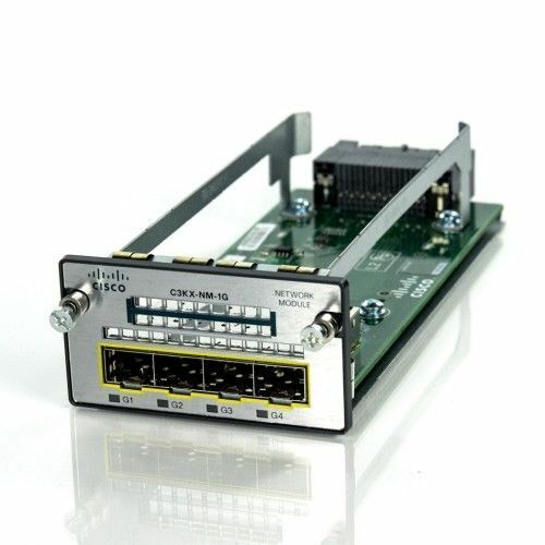 3560x/3750x Series 1G Network Module 4x1Gb Ports  C3KX-NM-1G