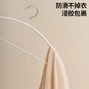 Cintres à vêtements en plastique avec crochet en acier inoxydable, design épaissi pour le rangement et l'organisation, cintre rectangulaire - Product Image 4