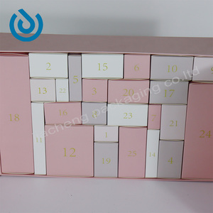 Calendrier de l'<span class=keywords><strong>Avent</strong></span> de Noël personnalisé avec logo, 24 jours, fermeture magnétique, emballage cadeau en papier pour cosmétiques/mini-parfums 2 mm - Product Image 4