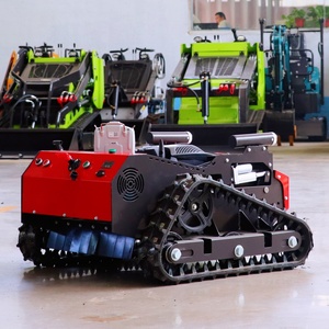 Tondeuse robot intelligente industrielle à chenilles de 550 mm, à lame plate, zéro-turn, télécommandée, tout-terrain, pour la coupe de l'herbe - Product Image 3