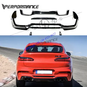 G02 X4M rear diffuser for x4 g02 2018y PP material rear lip M style diffuser for X4 G02