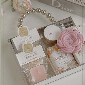 Atmósfera hecha a mano sentido pequeño color lindo <span class=keywords><strong>mini</strong></span> ins fragancia perfumada fragancia té cera vela perfumada - Product Image 6