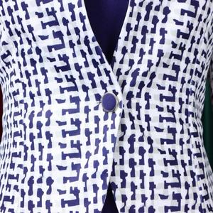 Damen Mode Formelles Zweiteiler-Set Langarm Einknopf-Cardigan Mantel + Einfarbiges Midi A-Linien-Kleid Büro-Damenanzug - Product Image 5