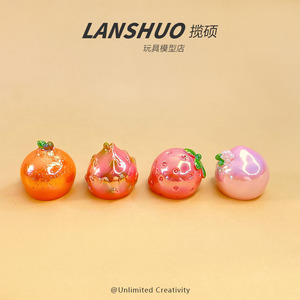 Adornos Miniatura de Frutas Simuladas Lanshuo, Set de Joyería DIY de Resina Plástica, Accesorios de Fotografía - Product Image 2