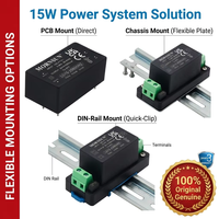 Fuente de Alimentación CA-CC de Salida Única LD15-23B15R2 15W 15V 1A, Transformador Push-Pull, UPS Industrial 85-305VAC