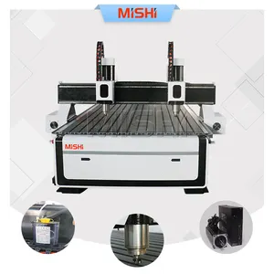 MISHI Double spindle 2 heads cnc router machine wood furniture cnc carving machine double head cnc router 1325
