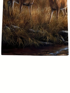 T-Shirt da uomo con stampa di <span class=keywords><strong>cervo</strong></span> 3D con stampa di <span class=keywords><strong>cervo</strong></span> t-Shirt da uomo estive Casual a girocollo maglietta da uomo in poliestere - Product Image 4