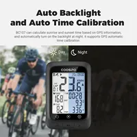 Komputer Sepeda Pintar dengan Baterai Tahan Lama, GPS Speedometer/Odometer Tahan Air, Sensor Sepeda Gunung/Jalan untuk Bersepeda Nirkabel