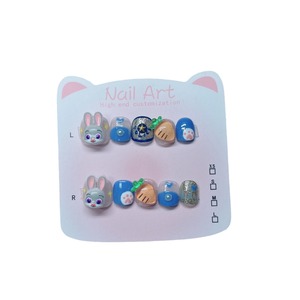 Uñas Postizas Infantiles de Dibujos Animados, Zootopia Oficial Judy, 3-8 Años, Hechas a Mano, Reutilizables - Product Image 5