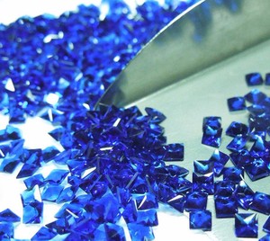 Oferta Especial: Circonita Cúbica Suelta de Corte Princesa Cuadrado en Color Azul <span class=keywords><strong>Aguamarina</strong></span> - Product Image 5