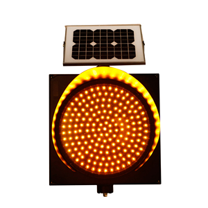 Cảnh báo giao thông màu vàng chậm tín hiệu ánh sáng roadblock Strobe ánh sáng năng lượng mặt trời màu vàng nhấp nháy ánh sáng - Product Image 1