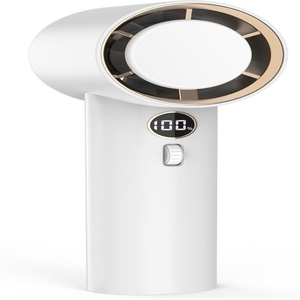 Nouveau ventilateur portable N2025 unique avec 100 niveaux de vitesse, mini-ventilateur à main avec affichage numérique, batterie 2000 mAh, recharge USB, idéal pour l'extérieur - Product Image 1