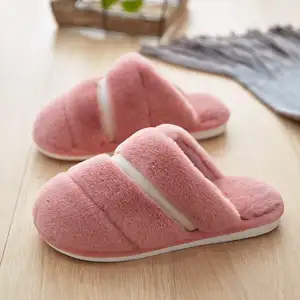 indoor female winter thick anti slip home slippers couple cotton winter warm slippers