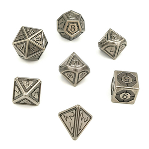 Fabricant FuPai, vente en gros de dés polyédriques en métal rétro pour D&D, dés de jeu de rôle, ensemble de 7 pièces - Product Image 6