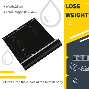 60 Maters Noir Minceur Plastique Ventre Wrap Corps <span class=keywords><strong>Film</strong></span> Osmotique Perte de Poids Brûlage des Graisses pour <span class=keywords><strong>Femmes</strong></span> et Hommes - Product Image 3