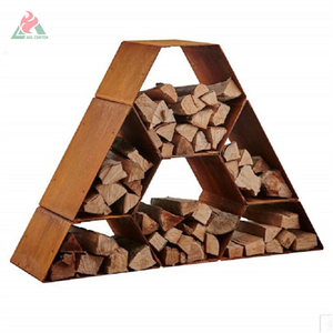 Support de rangement de bois de chauffage en acier, bricolage, porte-coin support d'outils de cheminée pour l'intérieur - Product Image 6