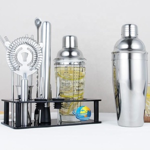 Ensemble de shaker à cocktails en acier inoxydable, équipement essentiel pour bar à domicile, outils de <span class=keywords><strong>barman</strong></span> professionnels, kit de <span class=keywords><strong>barman</strong></span> durable - Product Image 5