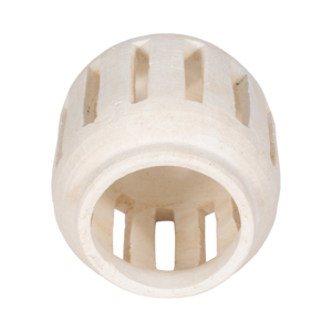 Lanterne décorative ronde, porte-bougie hurricane avec design à lattes ouvertes, support de bougie pilier contemporain - Product Image 5