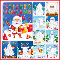 Benutzer definierte Szenen Puzzle Aufkleber Buch Vinyl Aufkleber Malbuch Kinder DIY Cartoon Aufkleber Buch nach Nummer