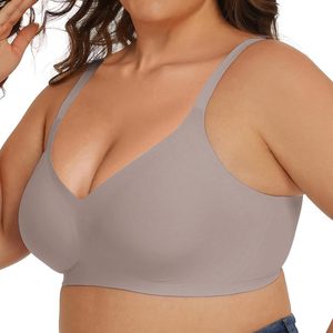 Seamless Bra For Women No Underwire Wireless T Shirt Bra Comfortable Push Up Bralette Daily Wear Full <b>Cup</b> - Product Image 4