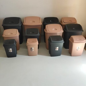 Heavy-duty Plastic <strong>Bin</strong> with Lid for Indoor/Outdoor Use Recycling <strong>Bin</strong> with Swing-Top Lid - Product Image 4