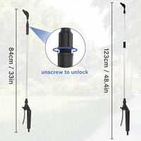 Offre Spéciale universel jardin pulvérisateur agricole baguette Lance déclencheur pouce contrôle aluminium télescopique pistolet de pulvérisation