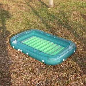 Nueva tumbona flotante inflable grande para piscina, bañera de balsa de piscina de bronceado con almohada para piscina al aire libre playa fiesta de verano diversión - Product Image 3