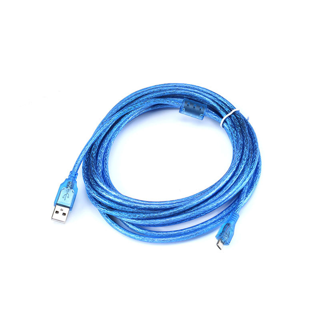 RNSbot 30CM USB Data Cable for Android Micro Blue USB Smart Universal Charging Cable