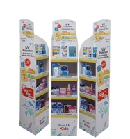 Panneau en mousse PVC entièrement personnalisé pour présentoir de sol pour snacks et bonbons – Réutilisable, résistant à l'eau, poli
