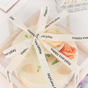 Cuộn ruy băng grosgrain cao cấp chất lượng cao, in logo tùy chỉnh, một mặt, dùng để gói quà, làm nơ trang trí - Product Image 3