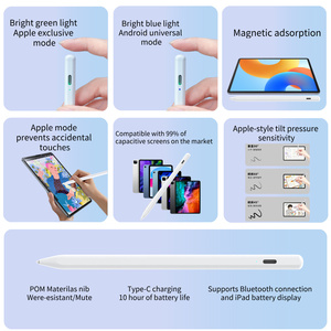 Lápiz Óptico Universal Activo Capacitivo Anti-Mix Touch para Tabletas y Teléfonos con Pantallas Táctiles de Apple, iPad, Huawei y <span class=keywords><strong>Xiaomi</strong></span> - Product Image 2