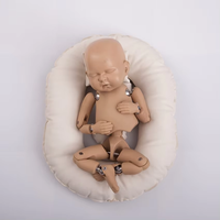 Recurso Didáctico: Muñeca Simulada de Bebé Recién Nacido para Prácticas de Fotografía, Articulaciones Flexibles, CE/ISO