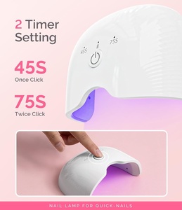 New Mini UV LED Nail Dryer Lamp with LCD Display 30/60S Timer Quick Curing Gel Polish USB Portable Manicure <b>Tool</b> - Product Image 6