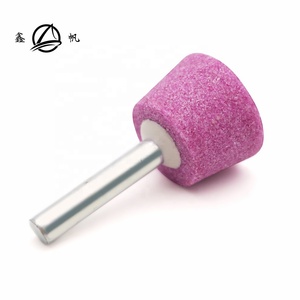 Precio directo de fábrica <span class=keywords><strong>A32</strong></span> 6mm Eje montado Punto Personalizado Cabezal de molienda de piedra abrasiva Compatible con OEM ODM OBM - Product Image 2