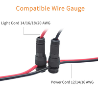 Connecteur rapide de type T, adaptateur LED, connecteur de câble rapide sans dénudage, bornes de connexion sans rupture