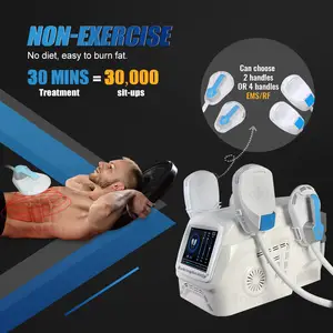 4 handles Ems muscle stimulation machine body sliming shaping weight loss beauty equipment