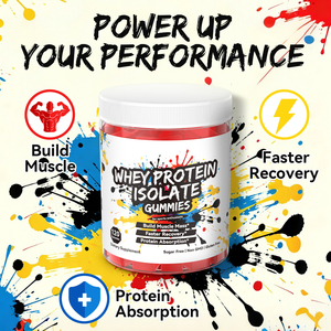 Sữa Whey Protein Isolate nhãn hiệu riêng OEM dành cho thể thao, hỗ trợ xây dựng cơ bắp và bổ sung protein hàng ngày, dạng kẹo dẻo. - Product Image 1