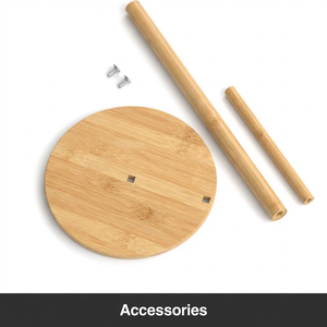 <span class=keywords><strong>Porte</strong></span>-serviettes en papier en bambou pour comptoir de cuisine, support de serviettes en papier en <span class=keywords><strong>bois</strong></span>, organisateur de rouleaux de papier avec base antidérapante - Product Image 5