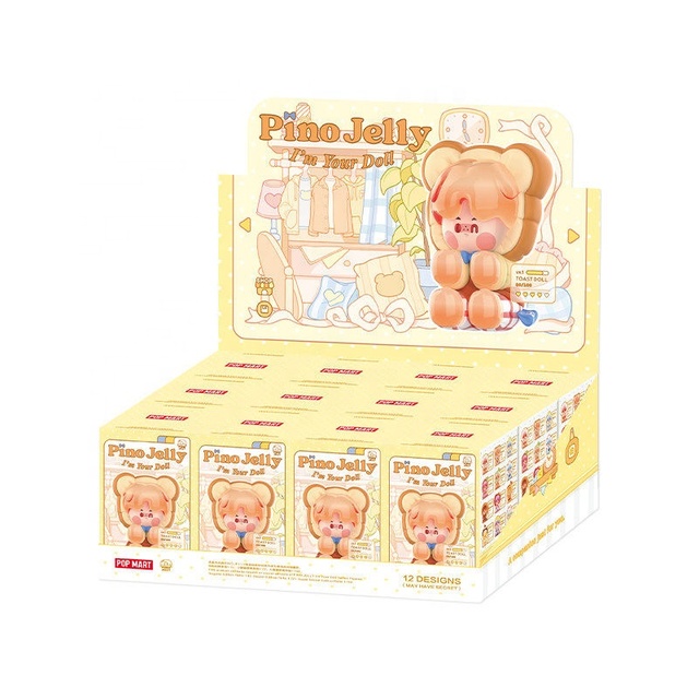 Wholesale Genuine Blind Box POPMART PINO JELLY I'm Your Doll Series Glitter Project Figurine Blind Box