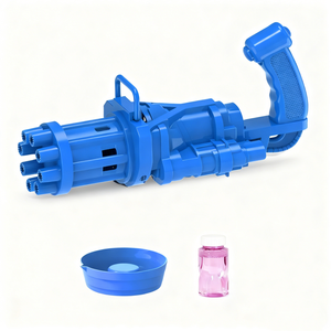 Pistola de Burbujas Automática Gatling de 8 Agujeros, Funciona con Pilas, Plástico Resistente, Unisex, para Niños, Burbujas de Alta Densidad, Increíble - Product Image 4