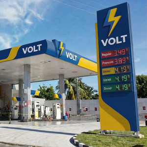Affichage LED à 7 segments irréguliers pour prix du carburant, panneau numérique personnalisé pour station-service, étanche IP65, pour extérieur - Product Image 5
