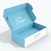 Boîtes d'expédition rose vif personnalisées avec impression et gaufrage pour crème visage, emballage en carton ondulé recyclable, logo personnalisé, étiquette propre