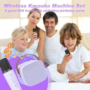 Haut-parleur avec micro sans fil, petit microphone Bluetooth, système audio portable, karaoké, mini microphone pour enfants - Product Image 2
