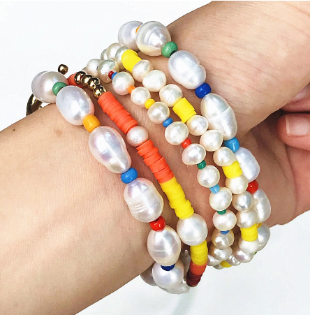 silicone pearl bracelet wholesale