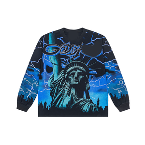 เสื้อสเวตเชิ้ตสตรีทแวร์ Gxdspeed จากโรงงานโดยตรง |   เสื้อสเวตเตอร์คอกลมแขนยาวลายกราฟิกขนาดใหญ่สำหรับผู้ชายและผู้หญิง - Product Image 5