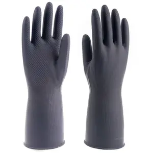 Glove Sun Industrial Rubber Latex Water Proof Rubber Shanghai Natural 30 Cm Or 32 Cm Warm Gloves For Work Water Proof 2-3 Years