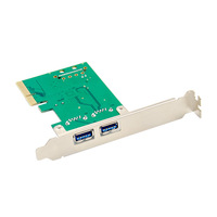 고품질 PCIe X4 ASM1142 2포트 USB 3.1 기가비트 이더넷 내장 서버 확장 카드 (재고 있음) 프린터, 스캐너, 허브용