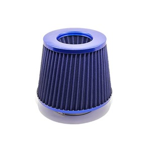 Filtro de aire de 76 mm, rojo, de aluminio, para modificación y mejora de automóviles - Product Image 2