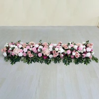 LFB1597-3 Nouveau produit Composition florale artificielle au toucher réaliste, idéale pour cadeau, décoration de bureau, chemin de table de mariage